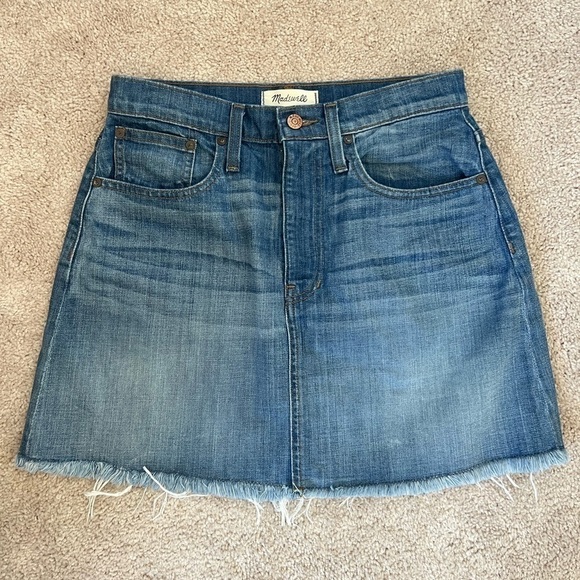 madewell Women’s Denim Skirt Size 26 - Picture 1 of 5